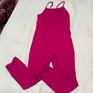 Free People Magenta jumpsuit M